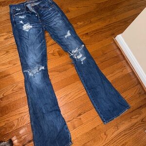 American Eagle Distressed Blue Women's Jeans